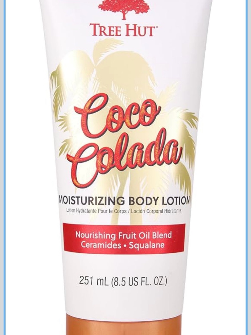Tree Hut Coco Colada Moisturizing Body Lotion - White & Gold